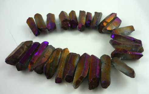 mystic aura bronze purple quartz
